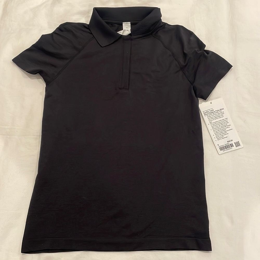 NEW lululemon black polo